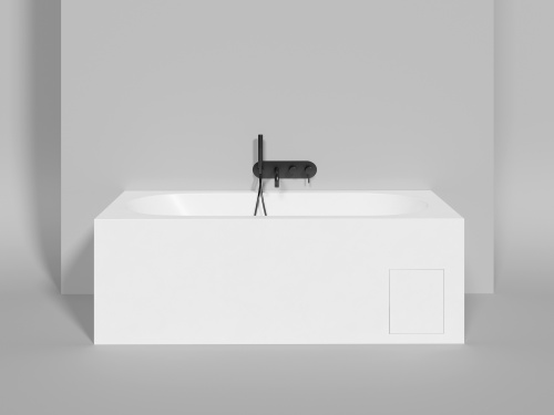 Ванна из искусственного камня Salini ORNELLA 102426M 160х70 встраиваемая прямоугольная с ножками - фото 5